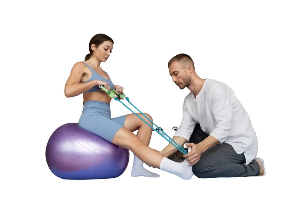 patient doing physical rehabilitation helped by therapists 1024x682 1