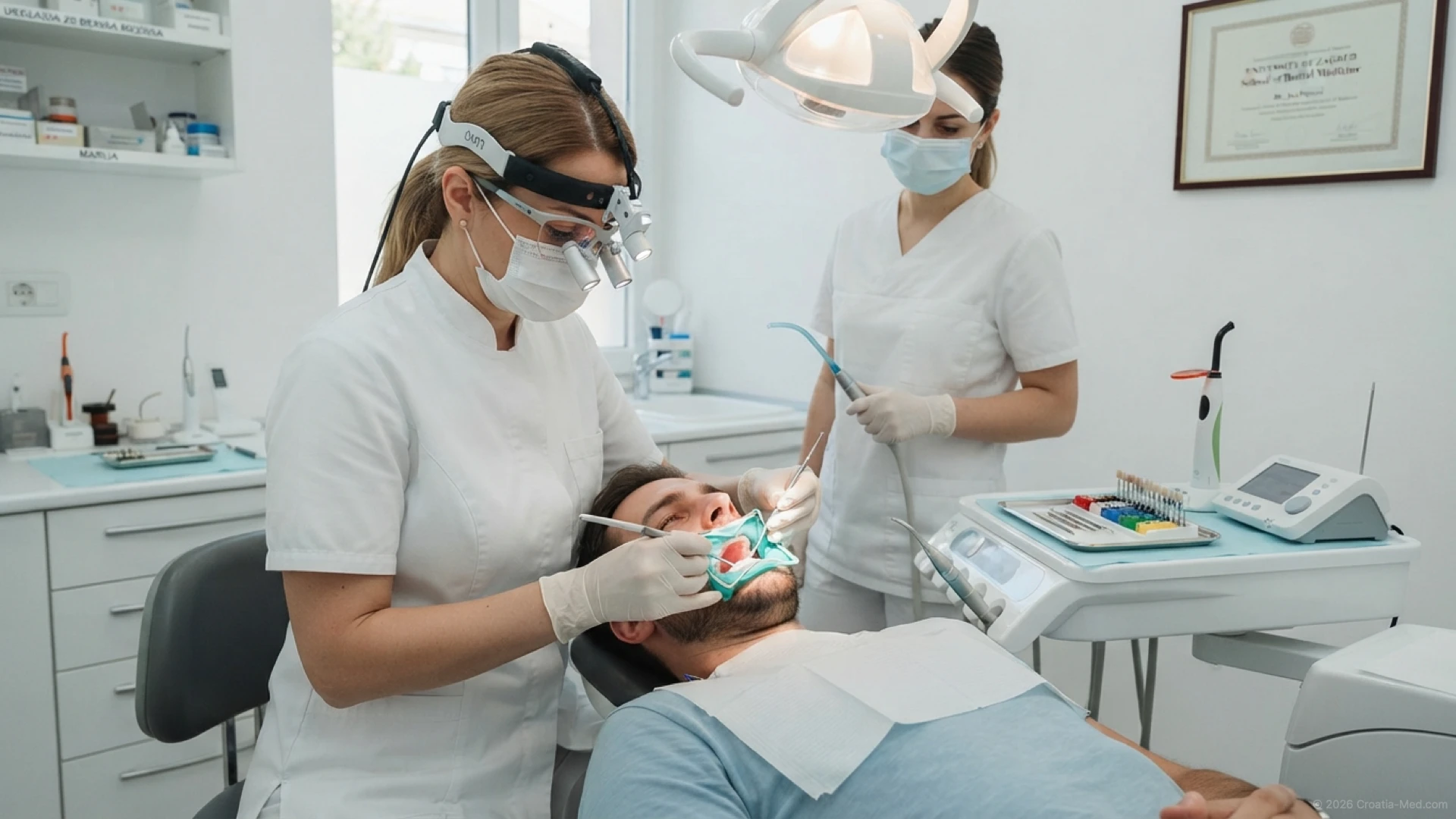 dental work Cost in Croatia